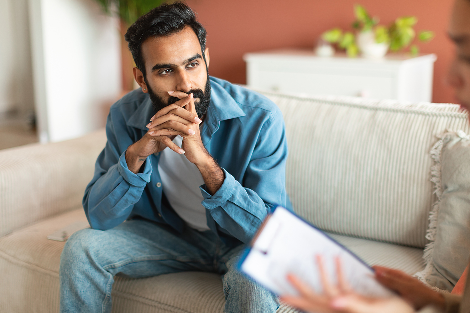 Therapy support conversation
